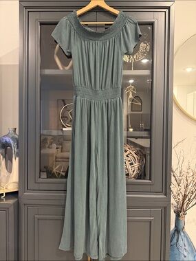 Saturday Sunday Women's Smocked Waist Jumpsuit